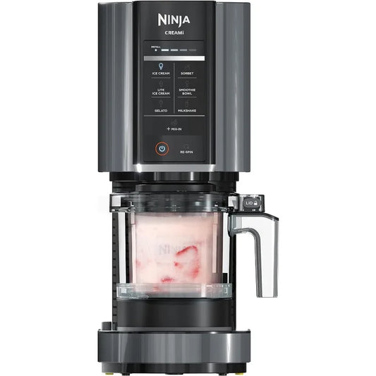 Ninja NC299AMZ Creami Ice Cream Maker, for Gelato, Mix-Ins, Milkshakes, Sorbet, Smoothie Bowls & More, 7 One-Touch Programsblack